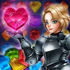 Взломанная Jewels of Kingdom Knights (Джуэлз оф Кингдом Найтс)  [МОД Unlimited Money] - последняя версия apk на Андроид