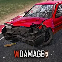 Взломанная WDAMAGE: Car Crash (ВДАМАГЕ)  [МОД Все открыто] - полная версия apk на Андроид
