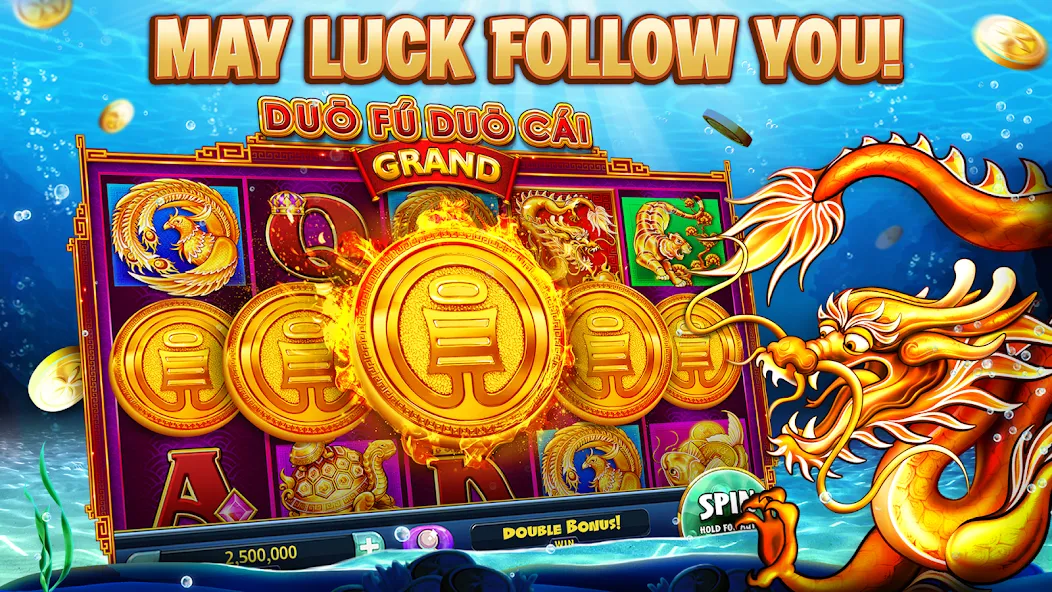 Gold Fish Casino Slot Games (Голдфиш)  [МОД Unlocked] Screenshot 2