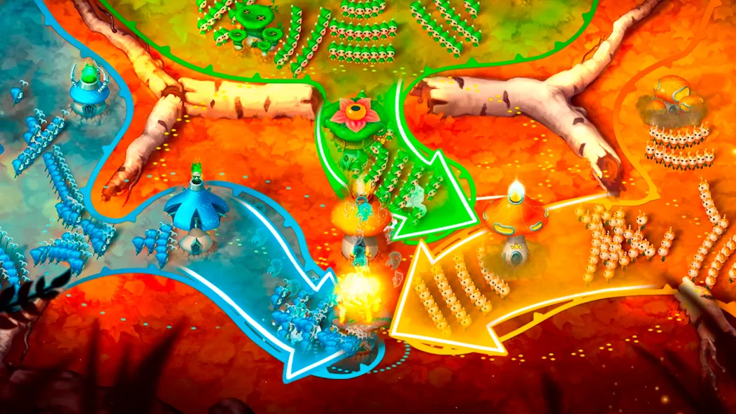 Mushroom Wars 2: RTS Strategy (Мушрум Варс 2)  [МОД Много монет] Screenshot 5
