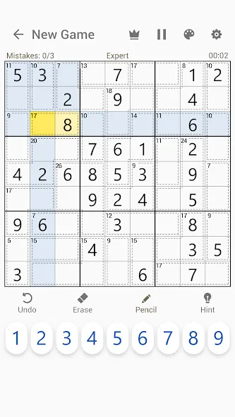 Killer Sudoku - Sudoku Puzzles  [МОД Много денег] Screenshot 5