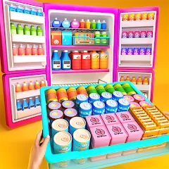 Скачать взлом Fill Up Fridge：Organizing Game  [МОД Все открыто] - полная версия apk на Андроид