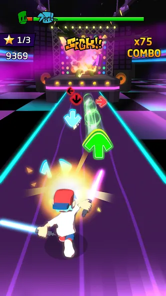 Blade Night : Rhythm Saber (Блейд Найт)  [МОД Меню] Screenshot 3