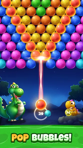 Bubble Shooter Primitive Eggs (Бабл Шутер Примитивные Яйца)  [МОД Unlimited Money] Screenshot 2