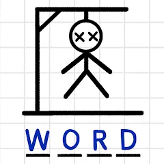 Скачать взломанную Hangman Words:Two Player Games  [МОД Unlocked] - стабильная версия apk на Андроид