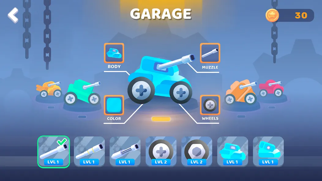 Mad Royale io – Tank Battle (Мад Рояль ио)  [МОД Бесконечные деньги] Screenshot 2