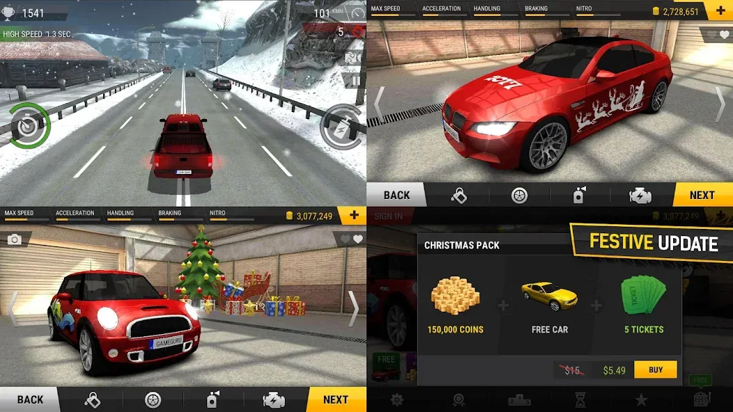 Racing Fever (Рейсинг Фивер)  [МОД Много монет] Screenshot 4