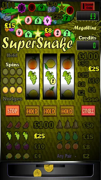 Super Snake Slot Machine  [МОД Много монет] Screenshot 2