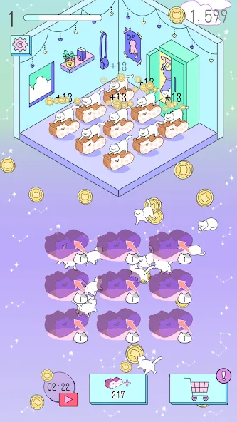 Purrfect Cats (Парфект кэтс)  [МОД Menu] Screenshot 2