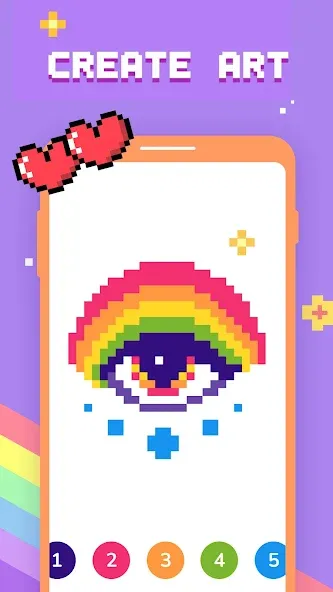 Paint by Number - Pixel Art  [МОД Unlimited Money] Screenshot 3