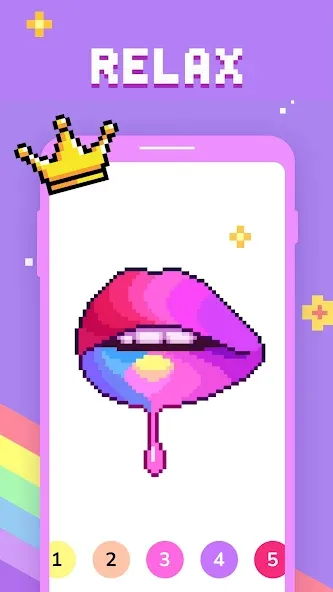 Paint by Number - Pixel Art  [МОД Unlimited Money] Screenshot 4