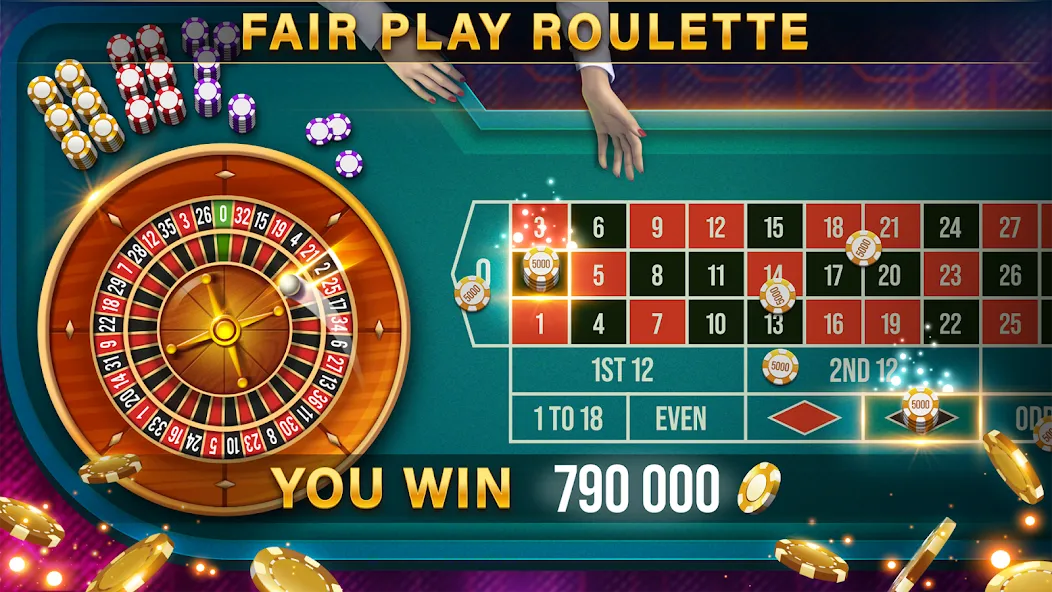 Roulette All Star: Casino Game (Рулетка Олл Стар)  [МОД Бесконечные деньги] Screenshot 1