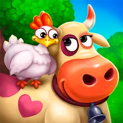 Взломанная Farmington – Farm game (Фармингтон)  [МОД Все открыто] - полная версия apk на Андроид