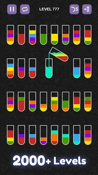 Water Sort Puzzle - Sort Color  [МОД Menu] Screenshot 2