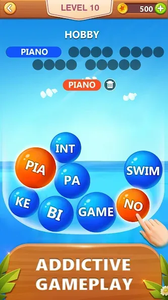 Word Bubble Puzzle - Word Game  [МОД Unlimited Money] Screenshot 2