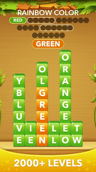 Word Heaps -Connect Stack Word  [МОД Unlocked] Screenshot 2